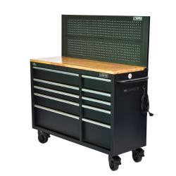 Tủ dụng cụ CSPS 132cm - 10 hộc kéo tay cầm trắng